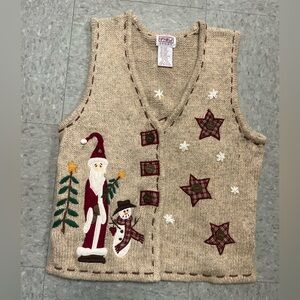 Rustic Themed Christmas sweater vest